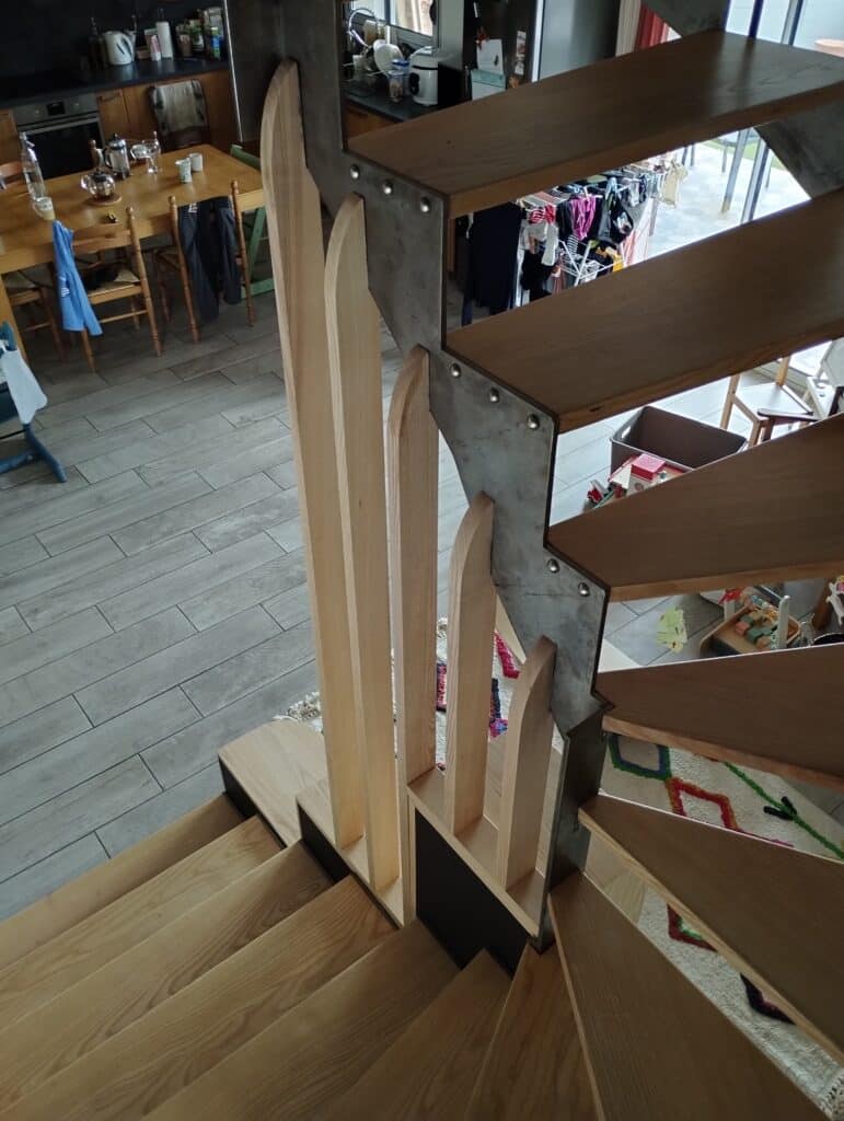 Haut de la claustra Vue du dessus de la claustra